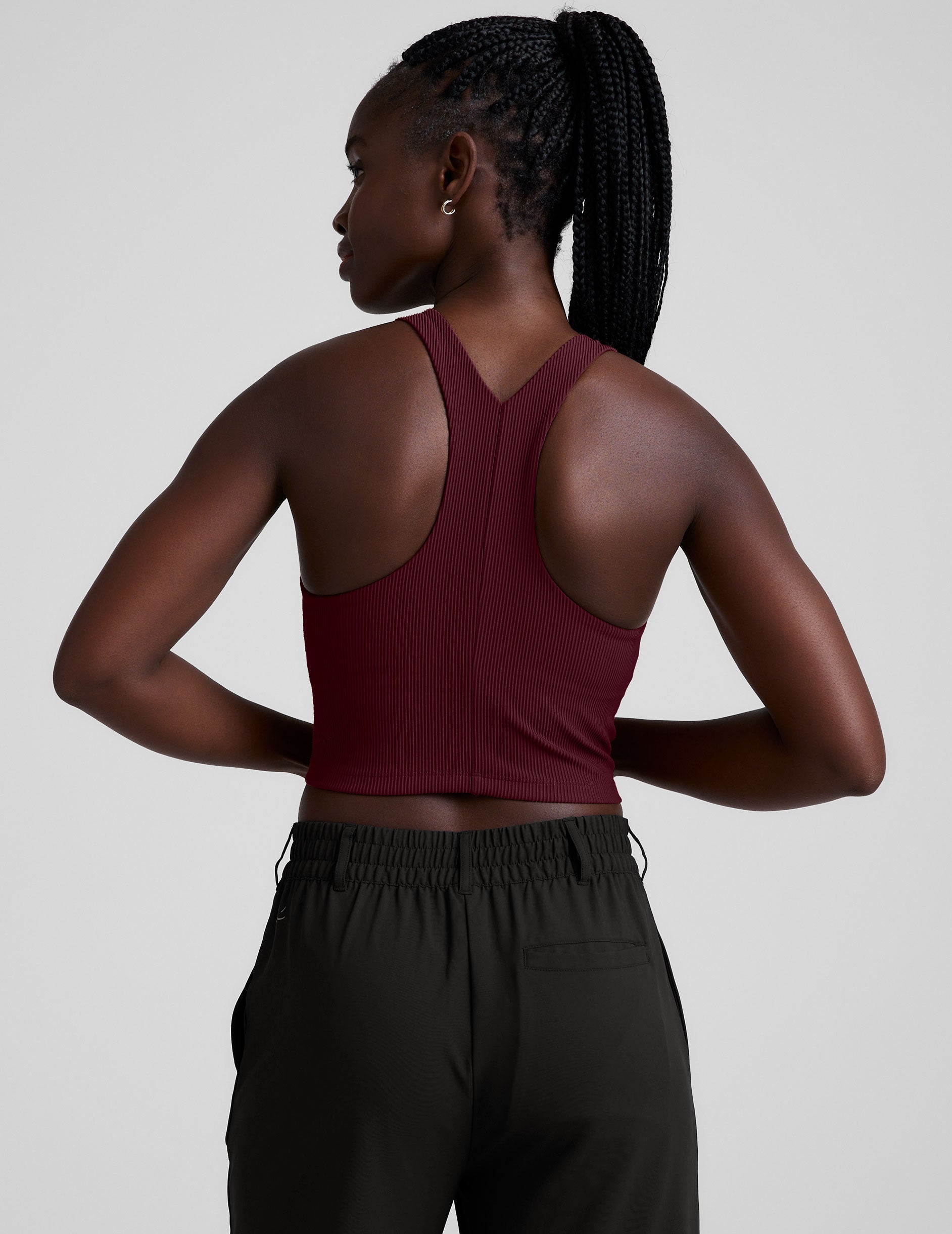 Refocus Ribbed Cropped Tank - Image 4
