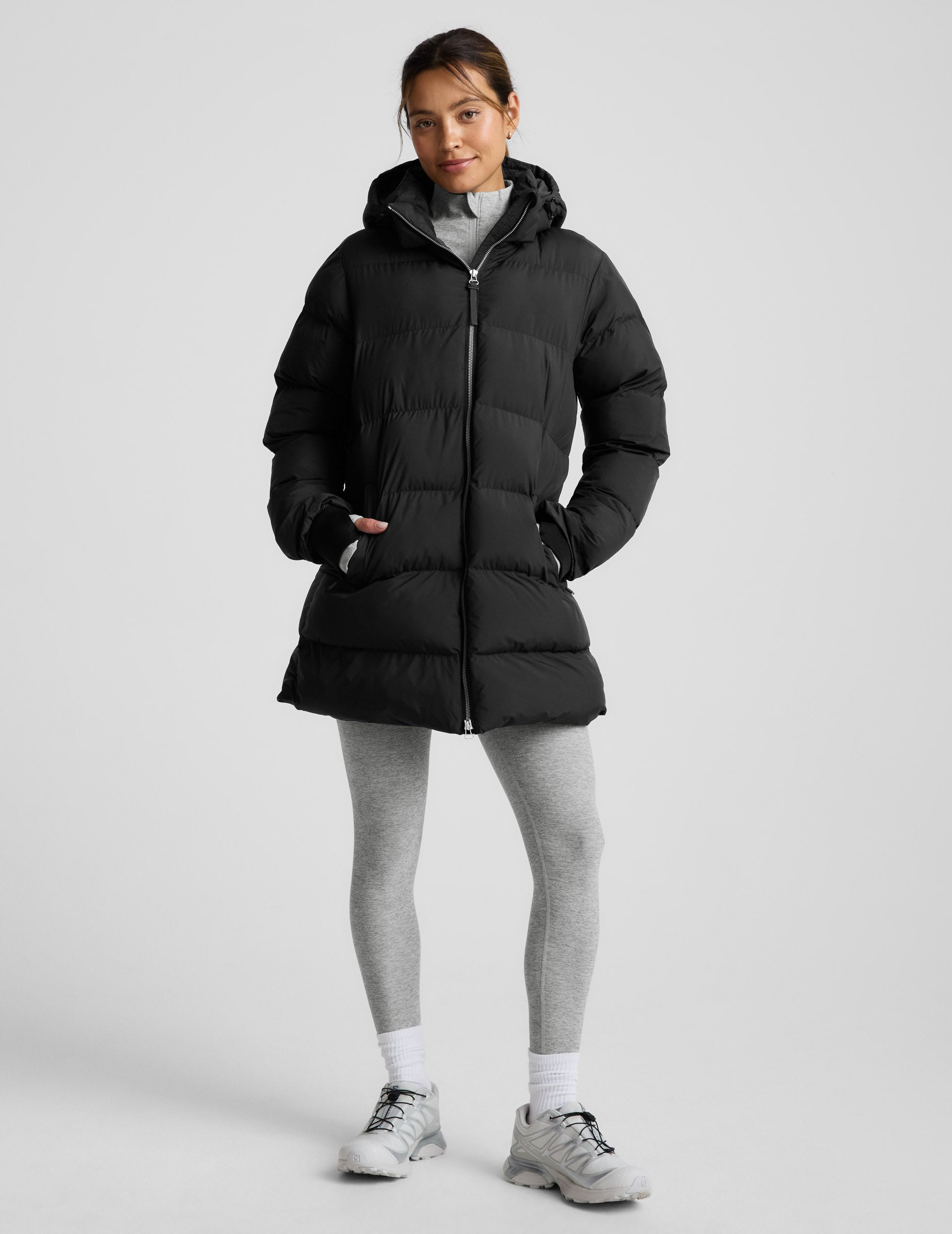 Warm Up Mid Length Puffer Jacket - Image 7