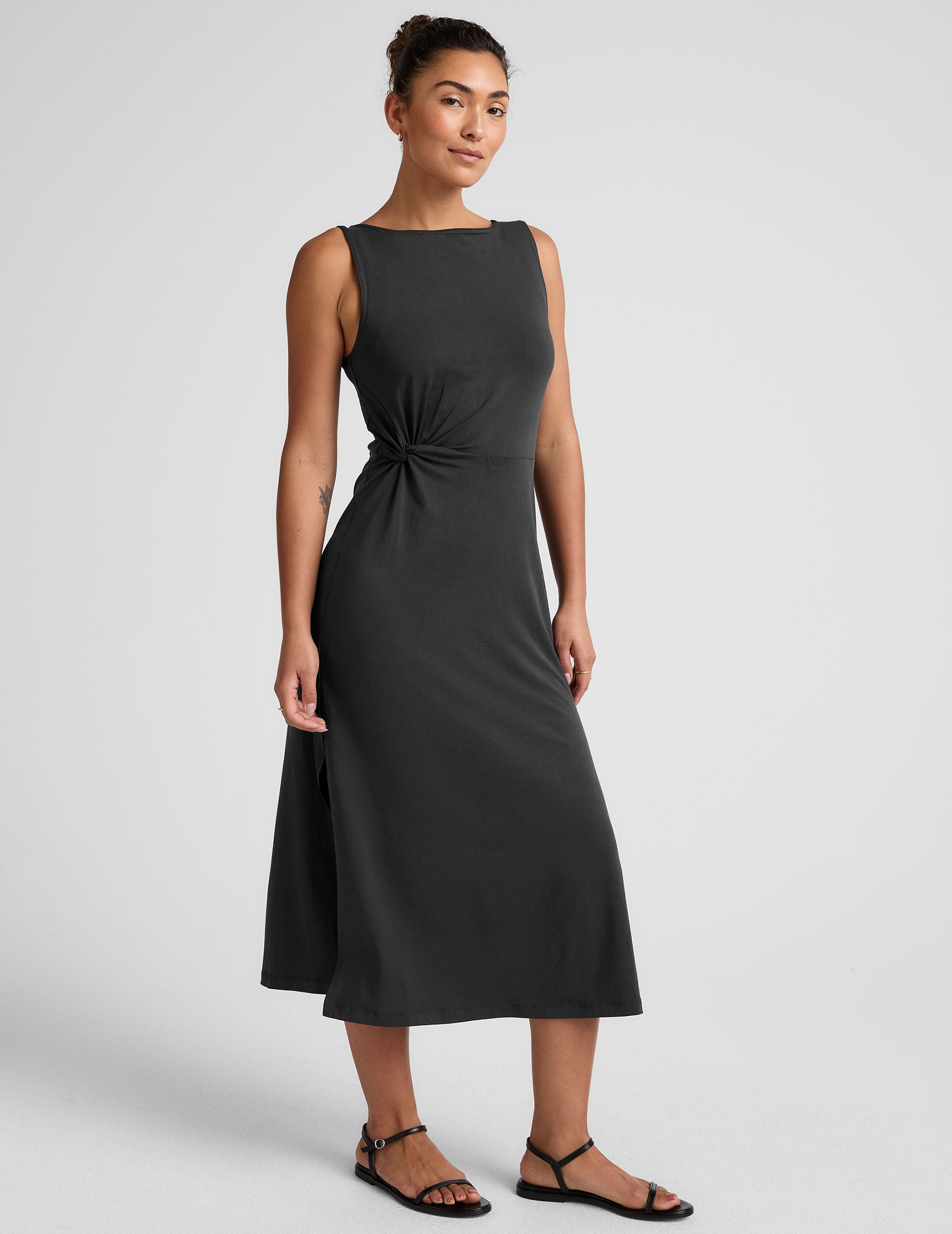 Rotation Side Twist Midi Dress - Image 2
