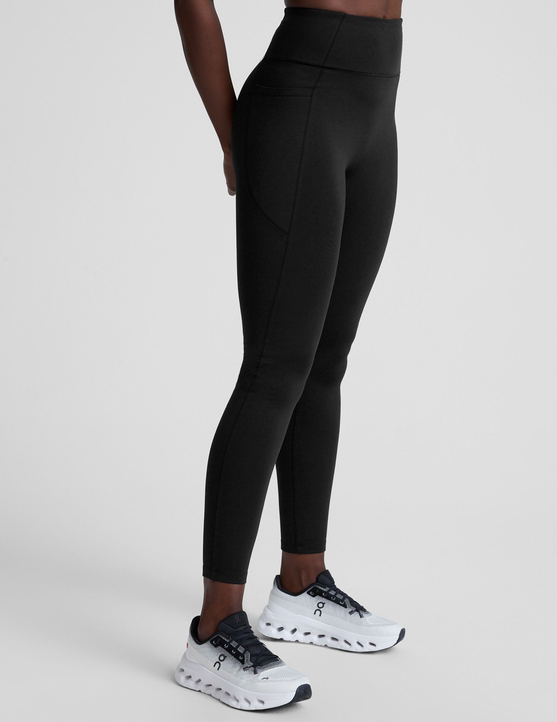 Pacer Fleece Zip Pocket Full Length Legging - Image 3