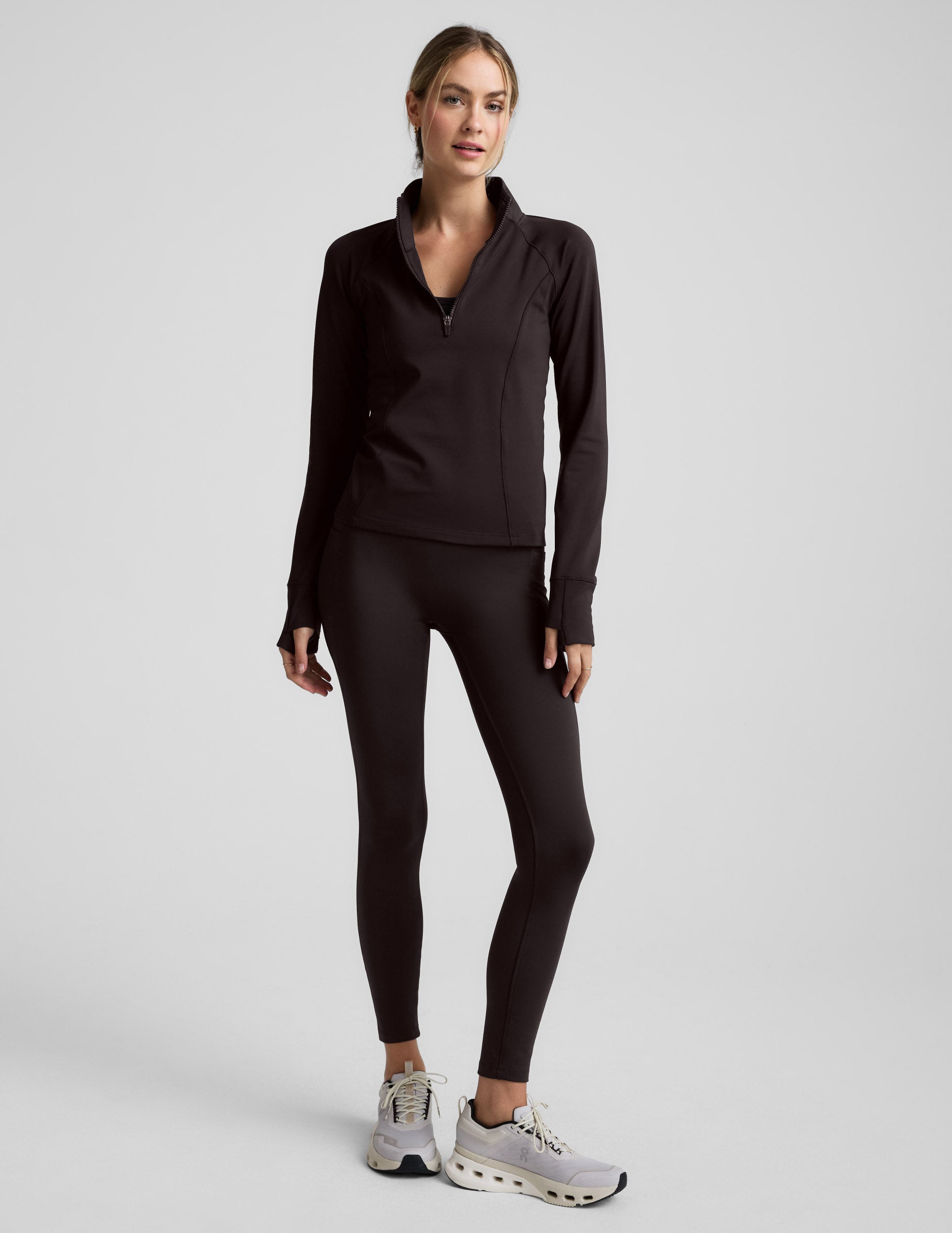 Pacer Fleece Zip Pocket Full Length Legging - Image 5