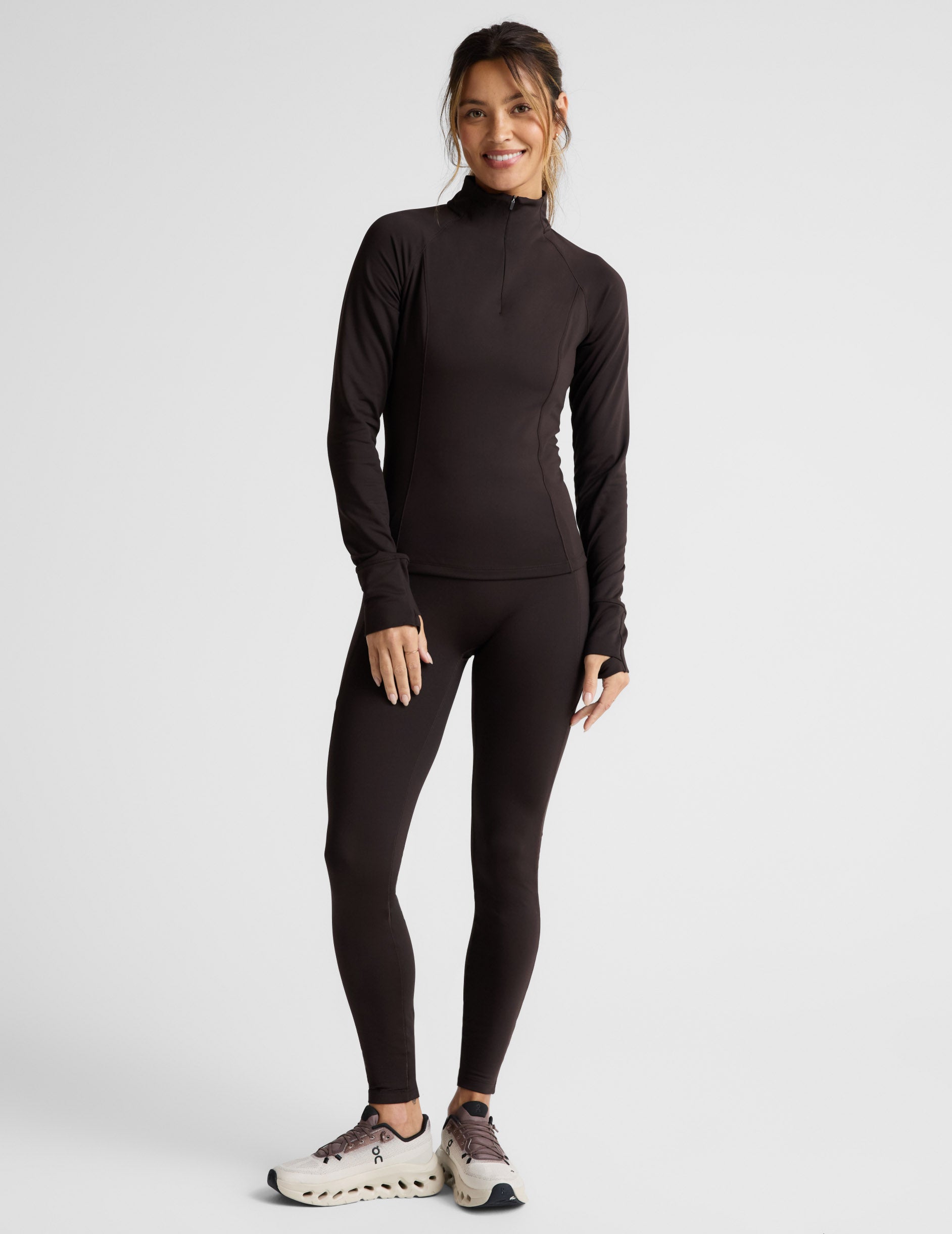 Pacer Fleece Zip Pocket Full Length Legging - Image 2