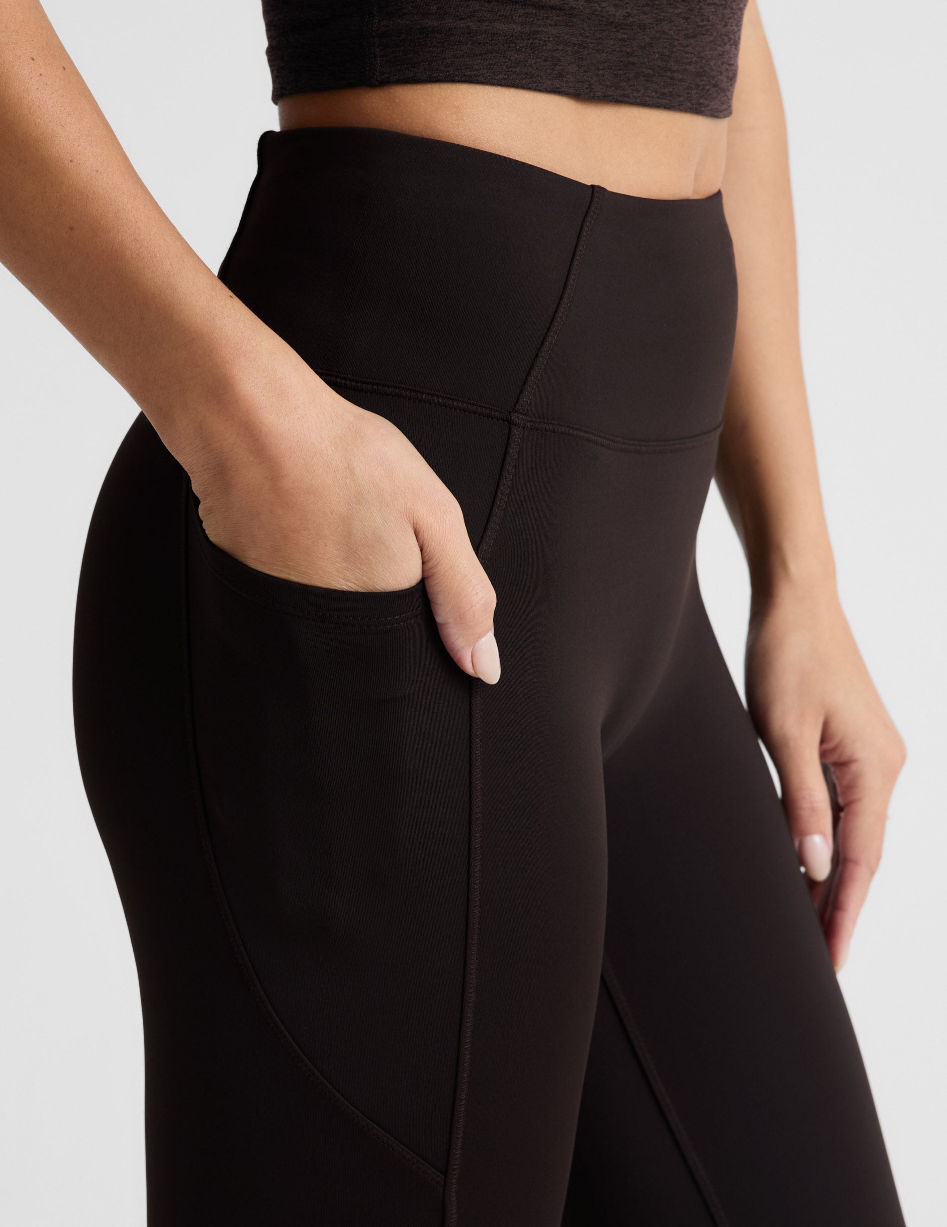 Pacer Fleece Zip Pocket Full Length Legging - Image 4