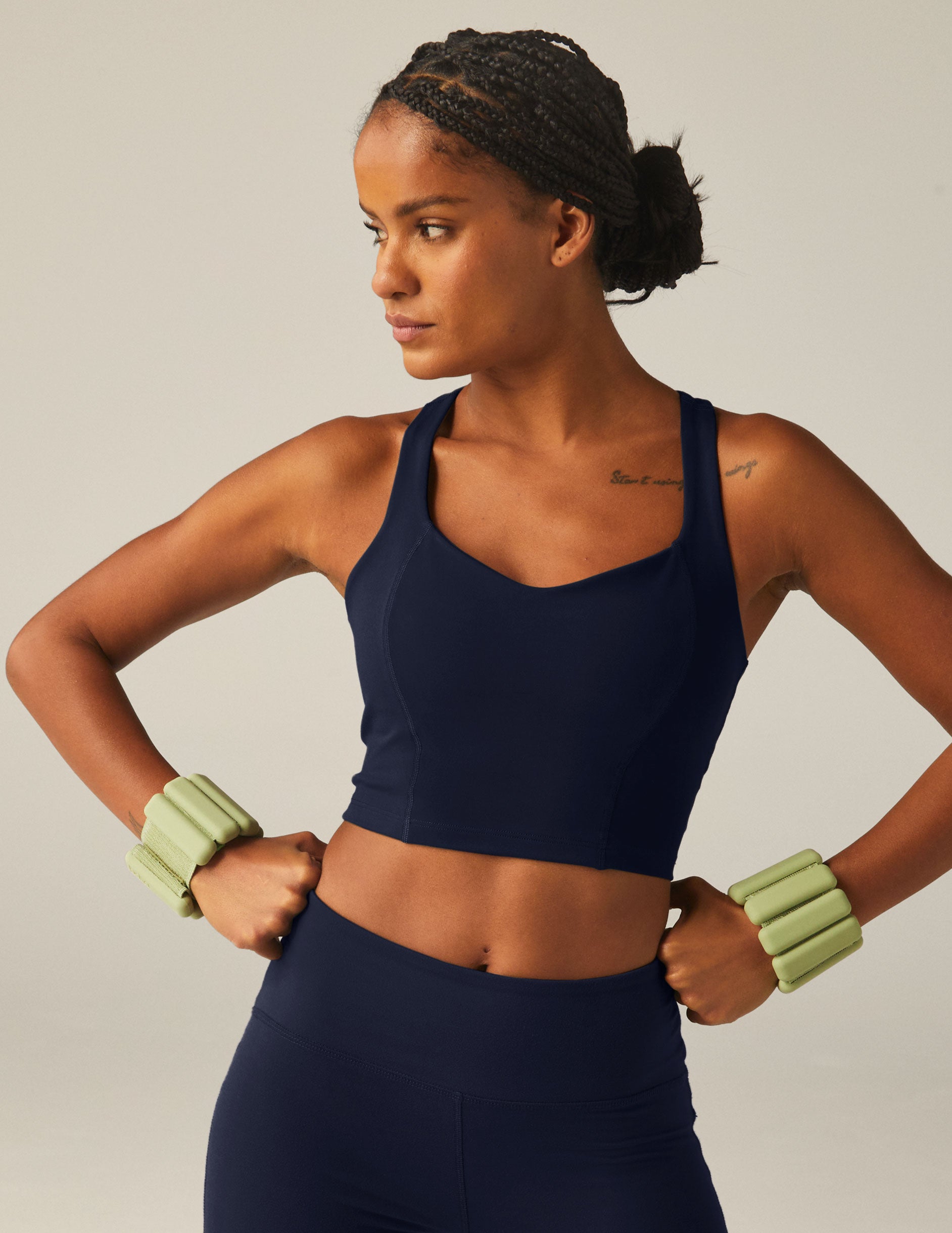 POWERBEYOND??Intensity Racerback Cropped Tank