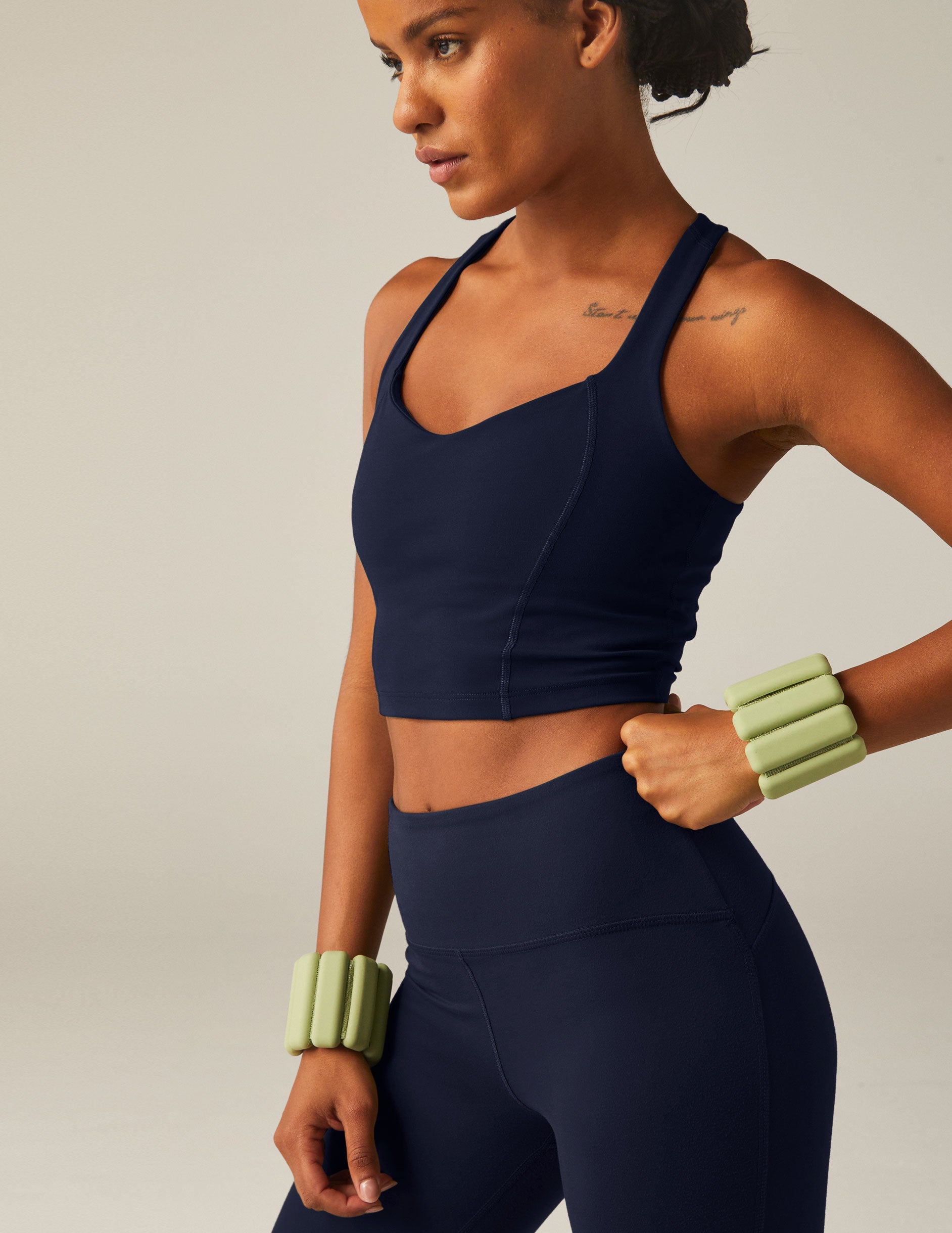 POWERBEYOND??Intensity Racerback Cropped Tank - Image 2