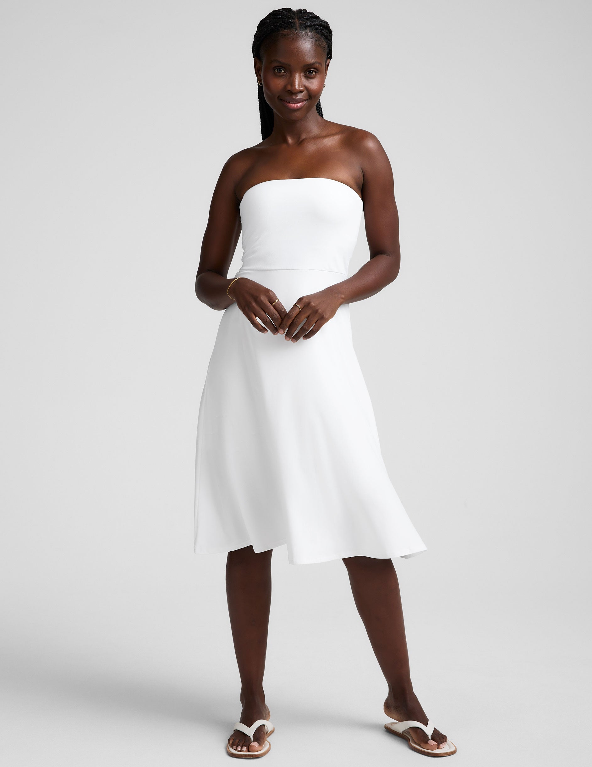 Featherweight Strapless Dress