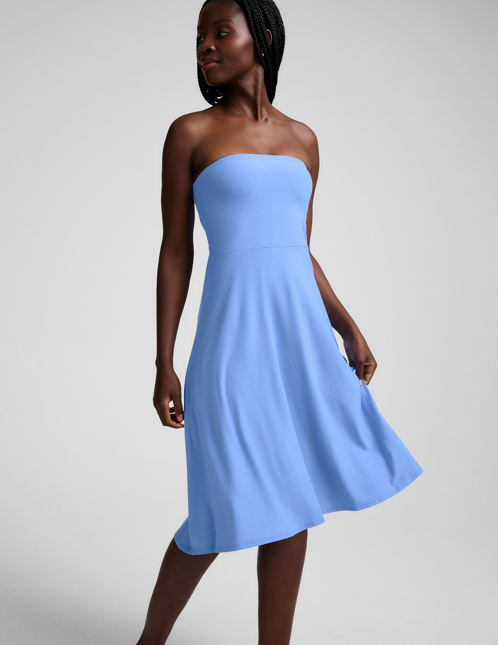 Featherweight Strapless Dress - Image 4