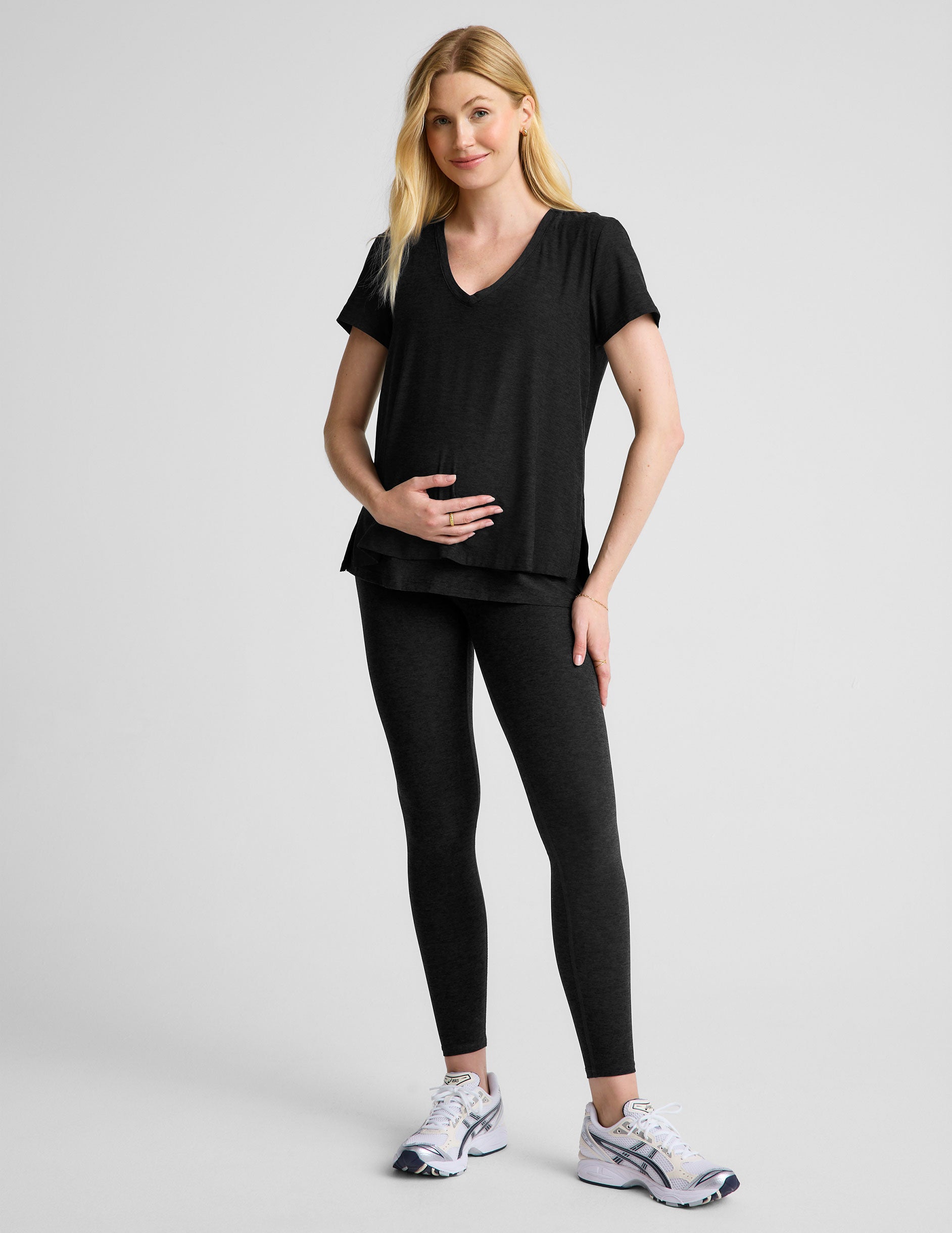 Featherweight Cozy Cover Maternity Nursing Tee - Image 5