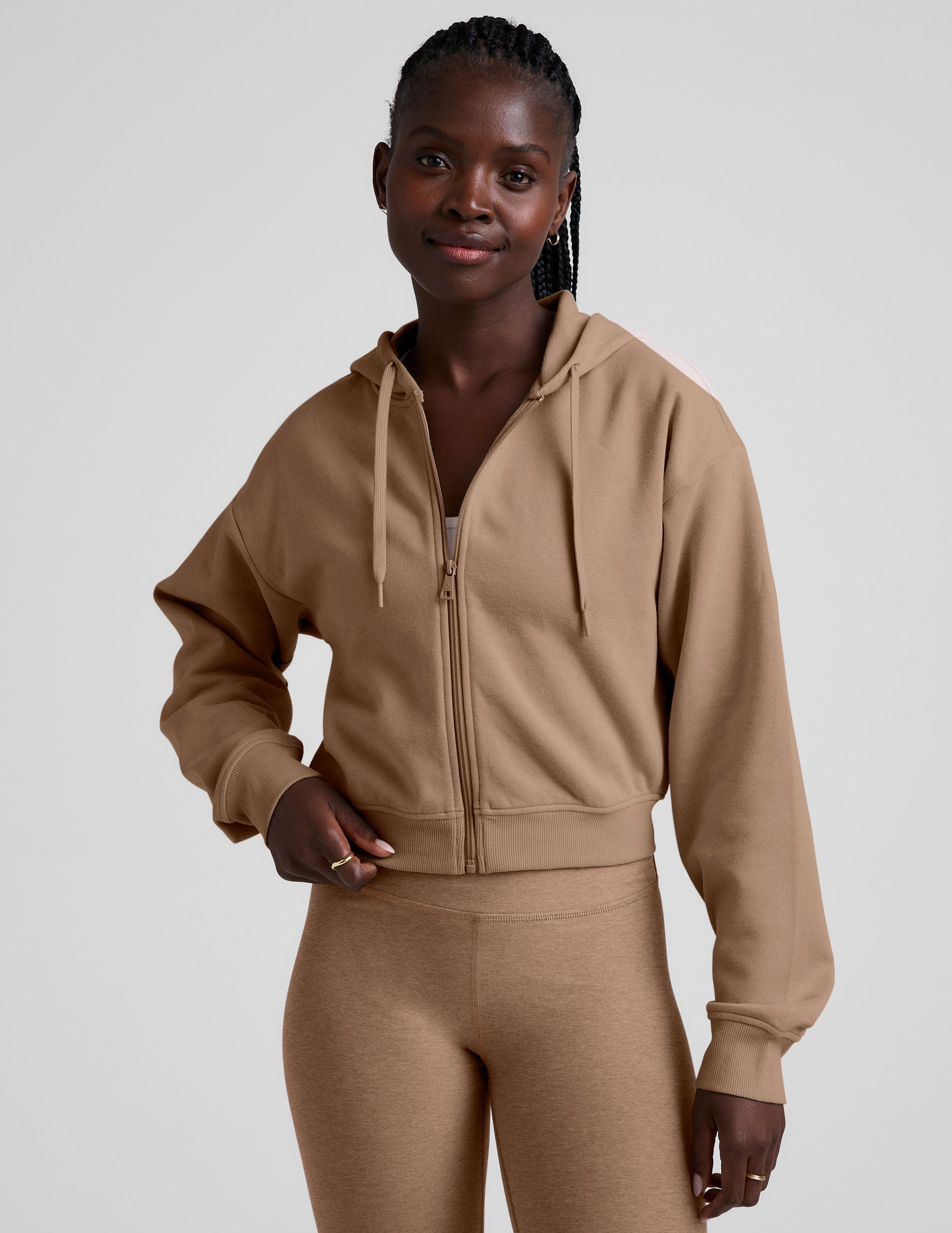 LuxeFleece Zip Up Hoodie - Image 2