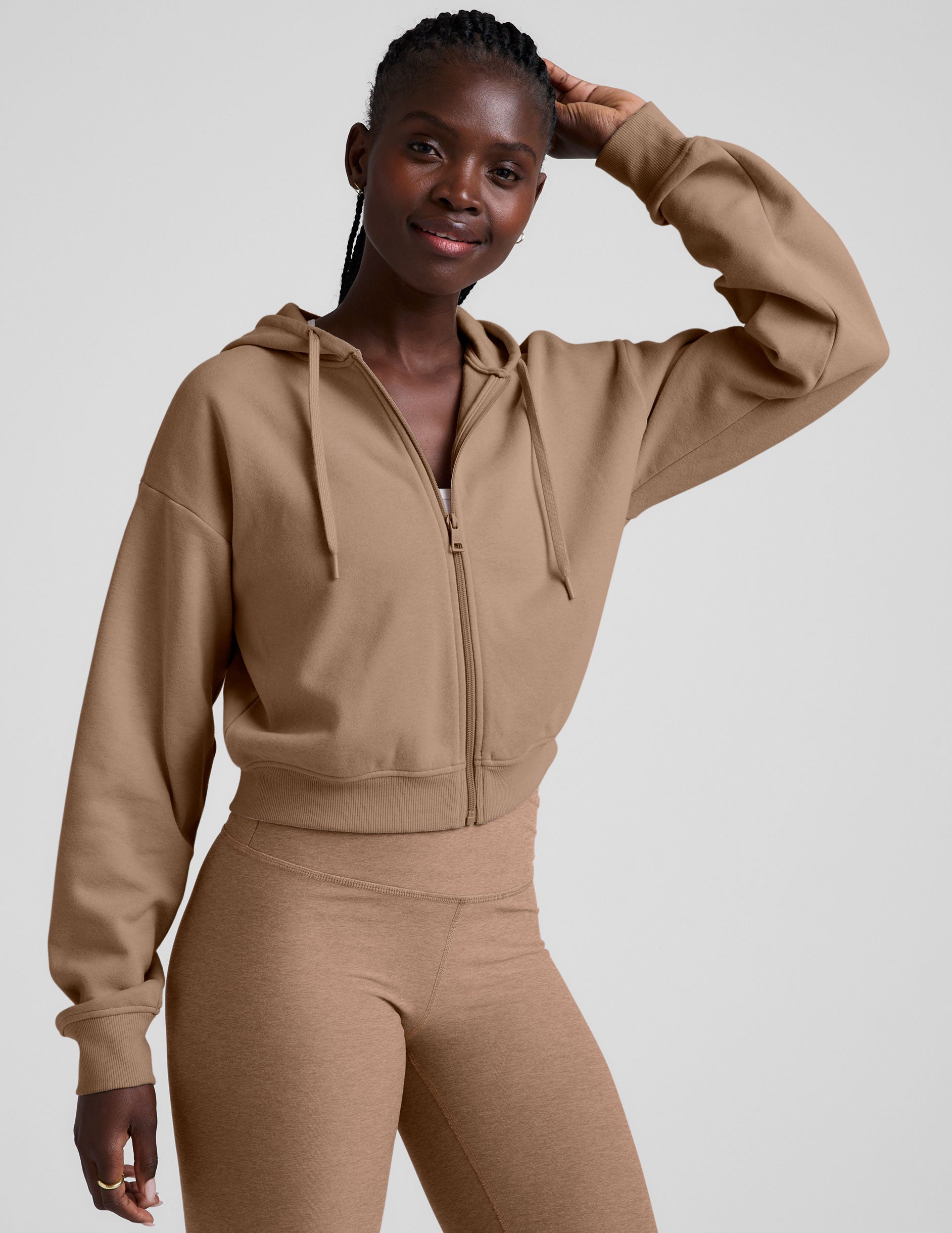 LuxeFleece Zip Up Hoodie - Image 3