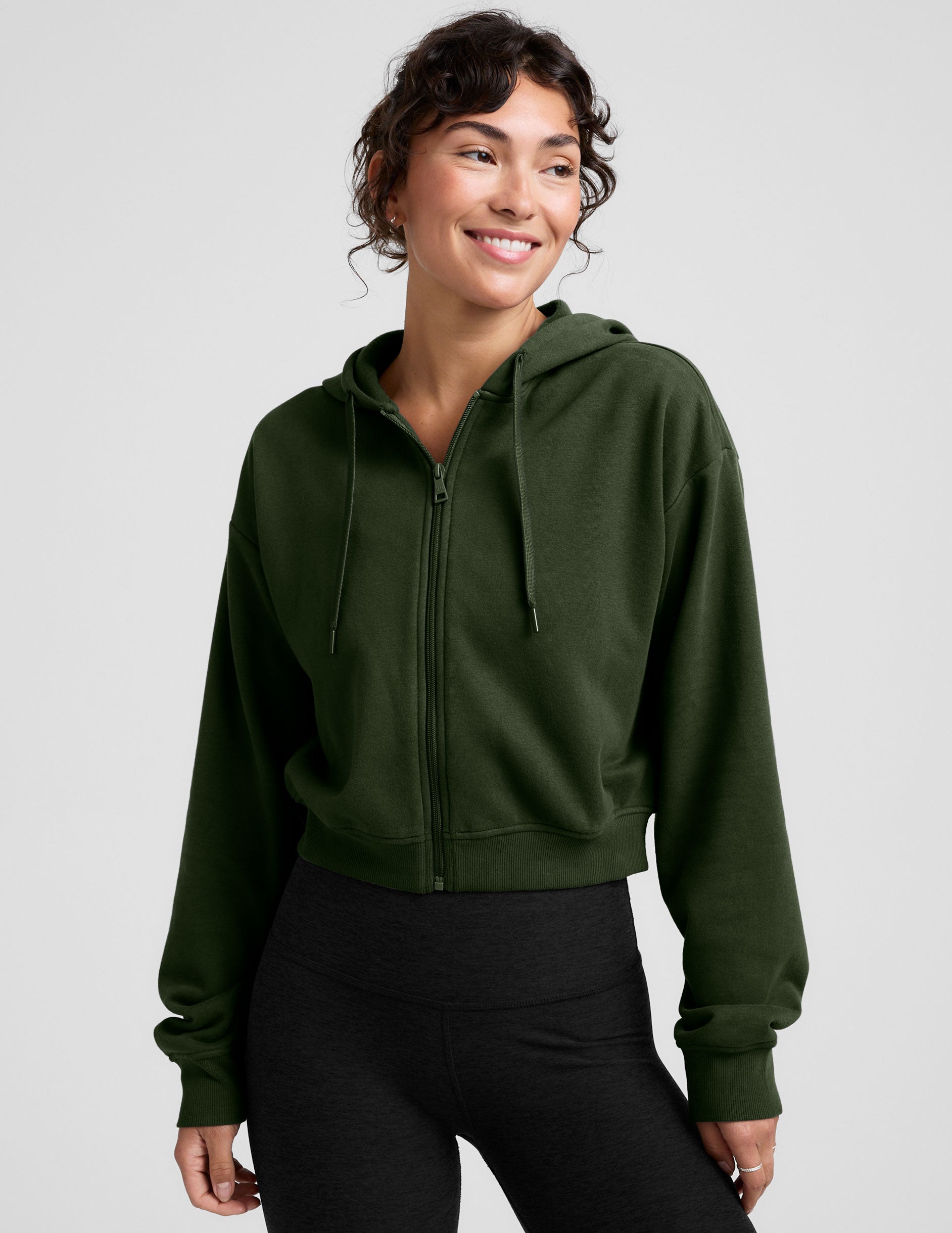 LuxeFleece Zip Up Hoodie - Image 4