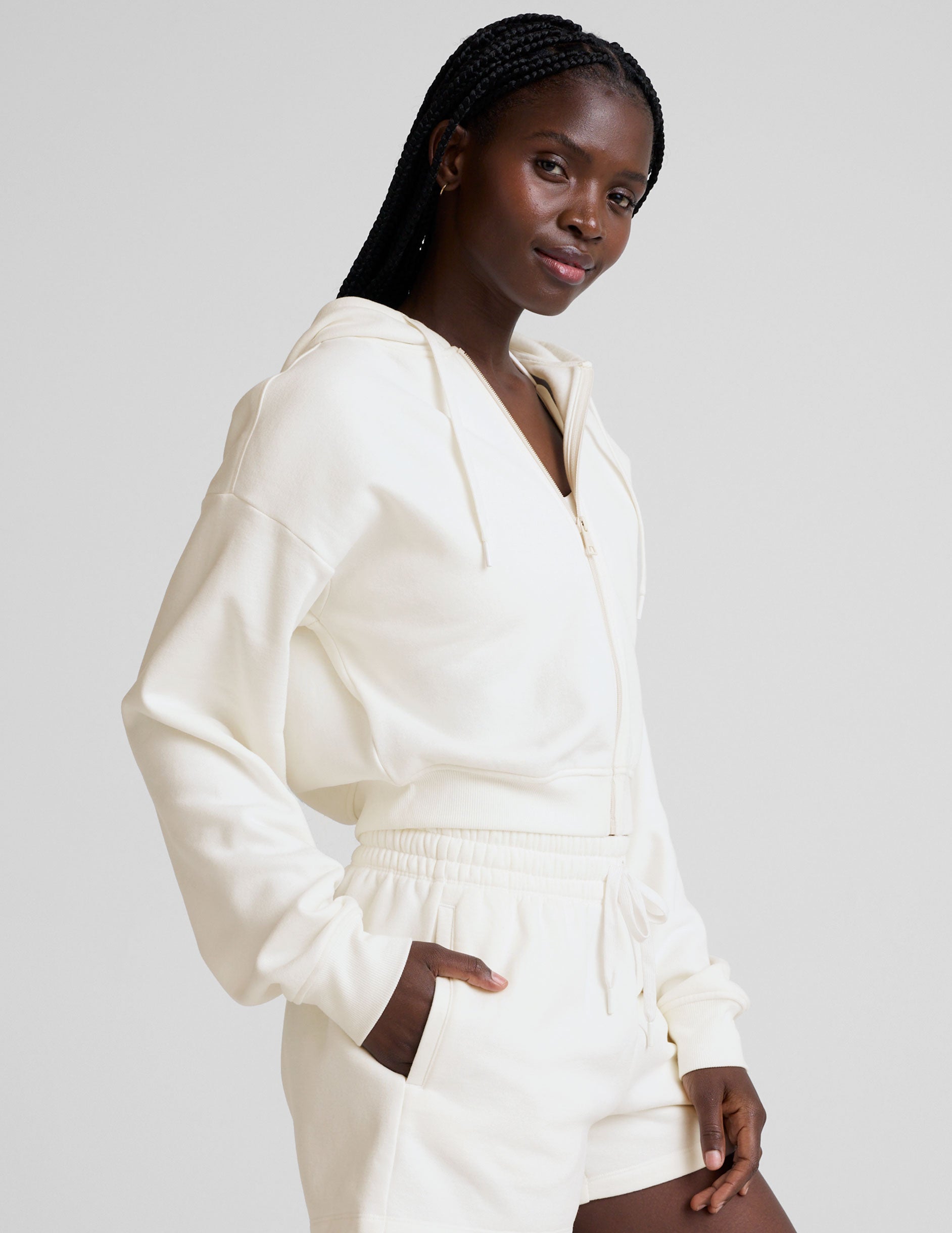 LuxeFleece Zip Up Hoodie - Image 3
