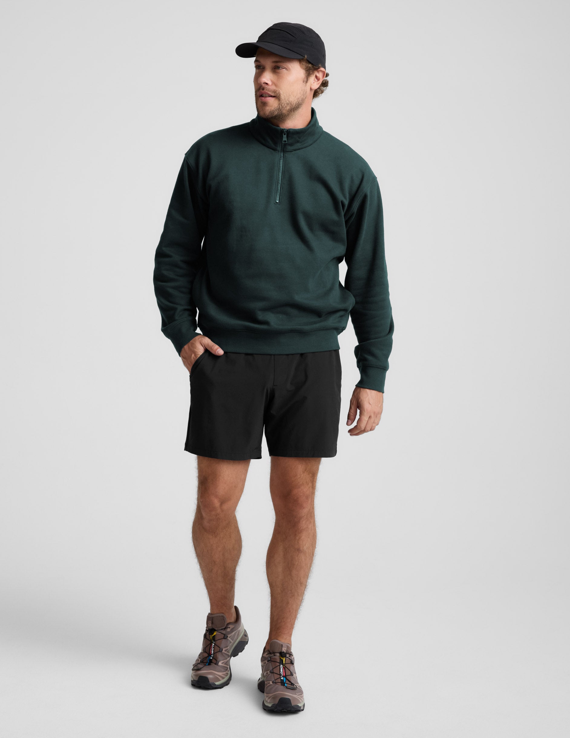 LuxeFleece Half Zip Men's Pullover - Image 3