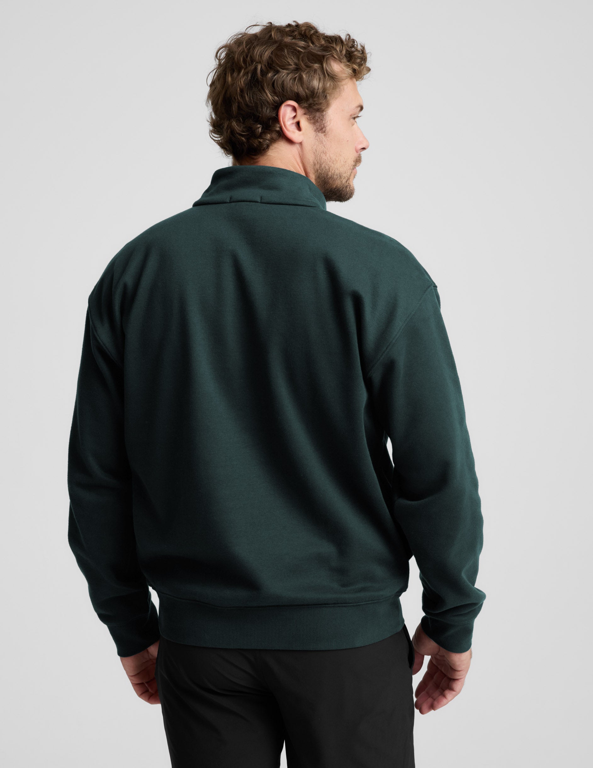LuxeFleece Half Zip Men's Pullover - Image 2