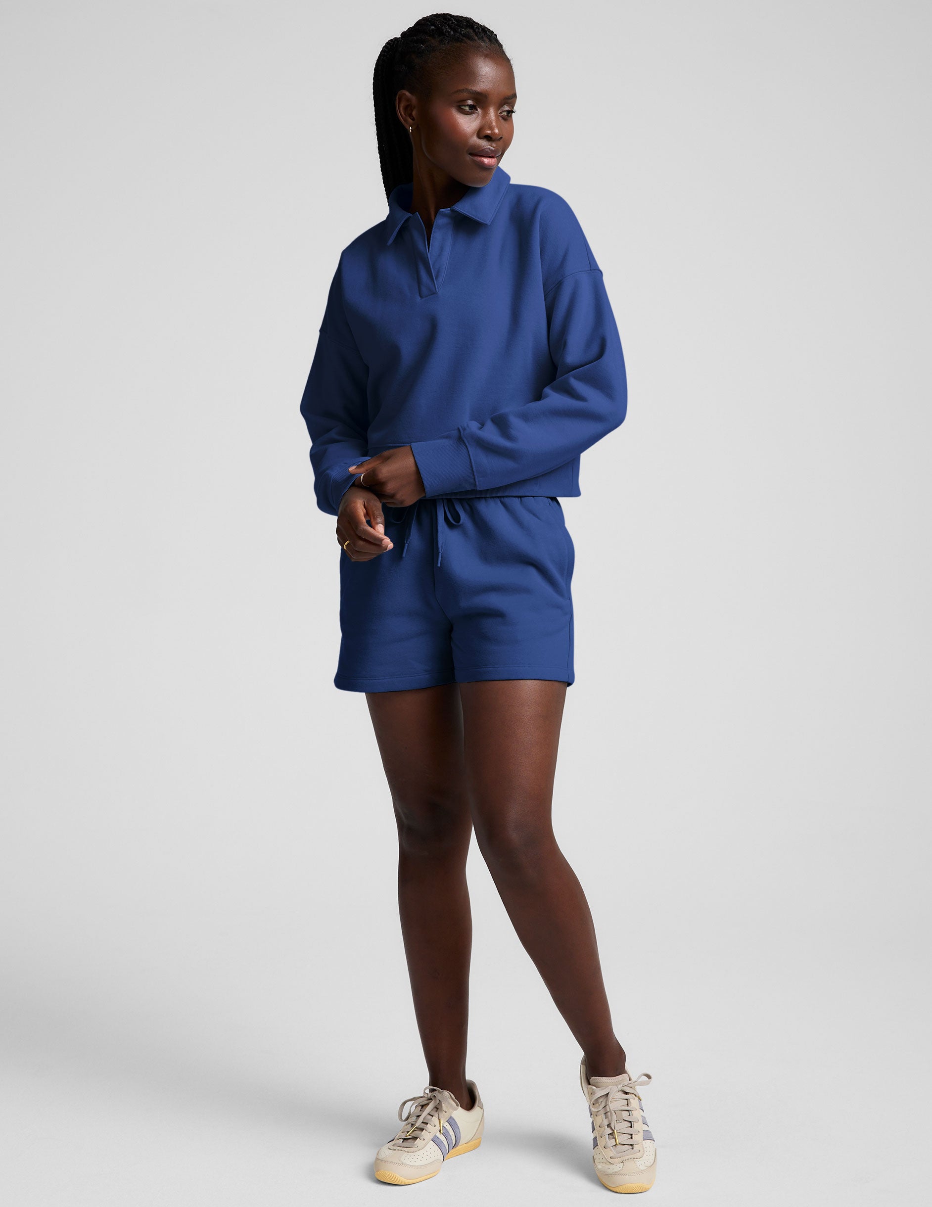 LuxeFleece Collared Sweatshirt - Image 5
