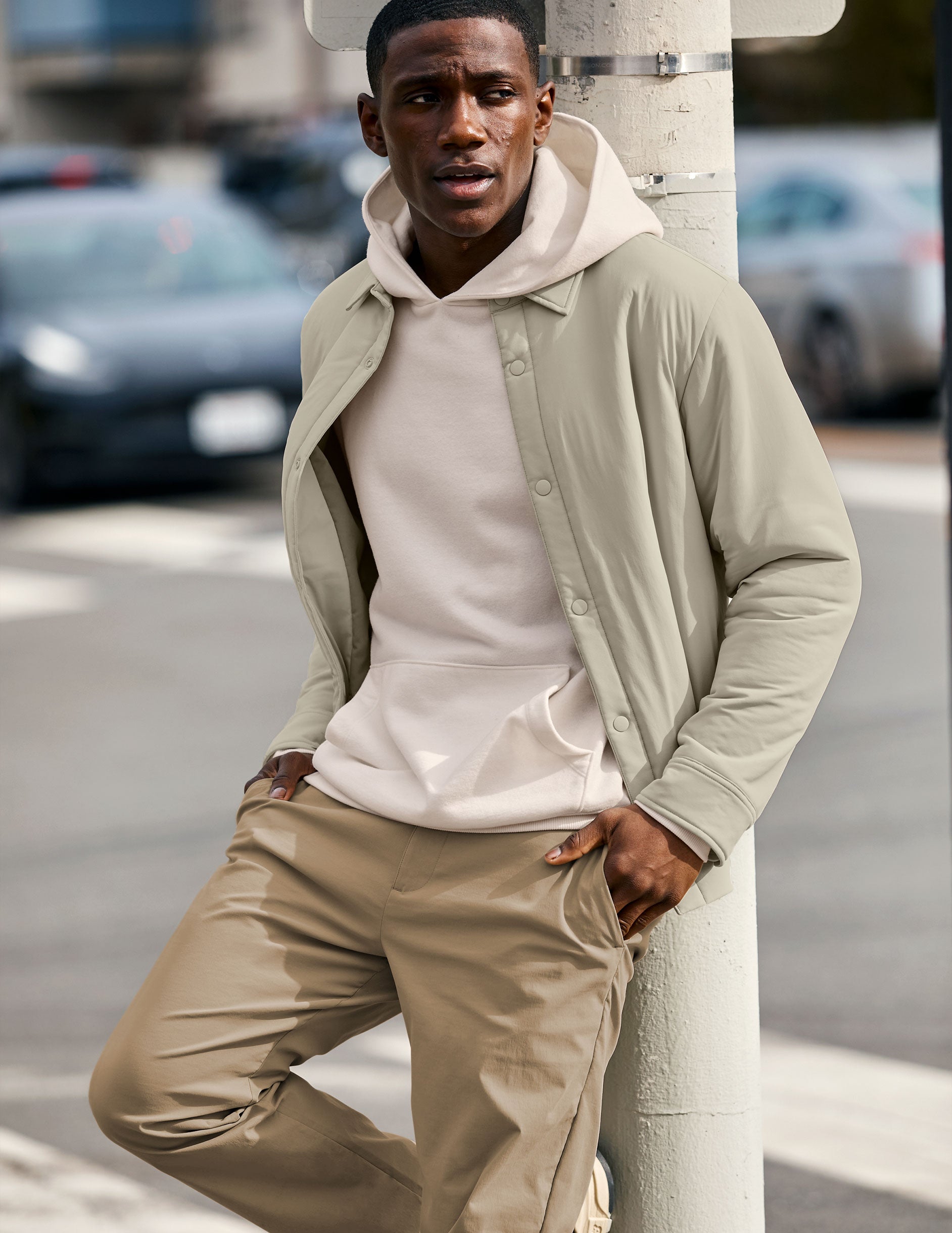 LuxeFleece Classic Fleece Men's Hoodie - Image 2