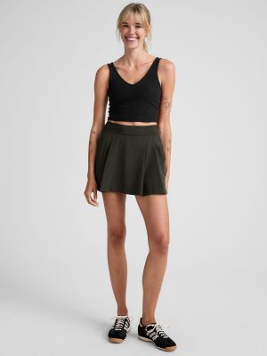 Score Pleated Skirt