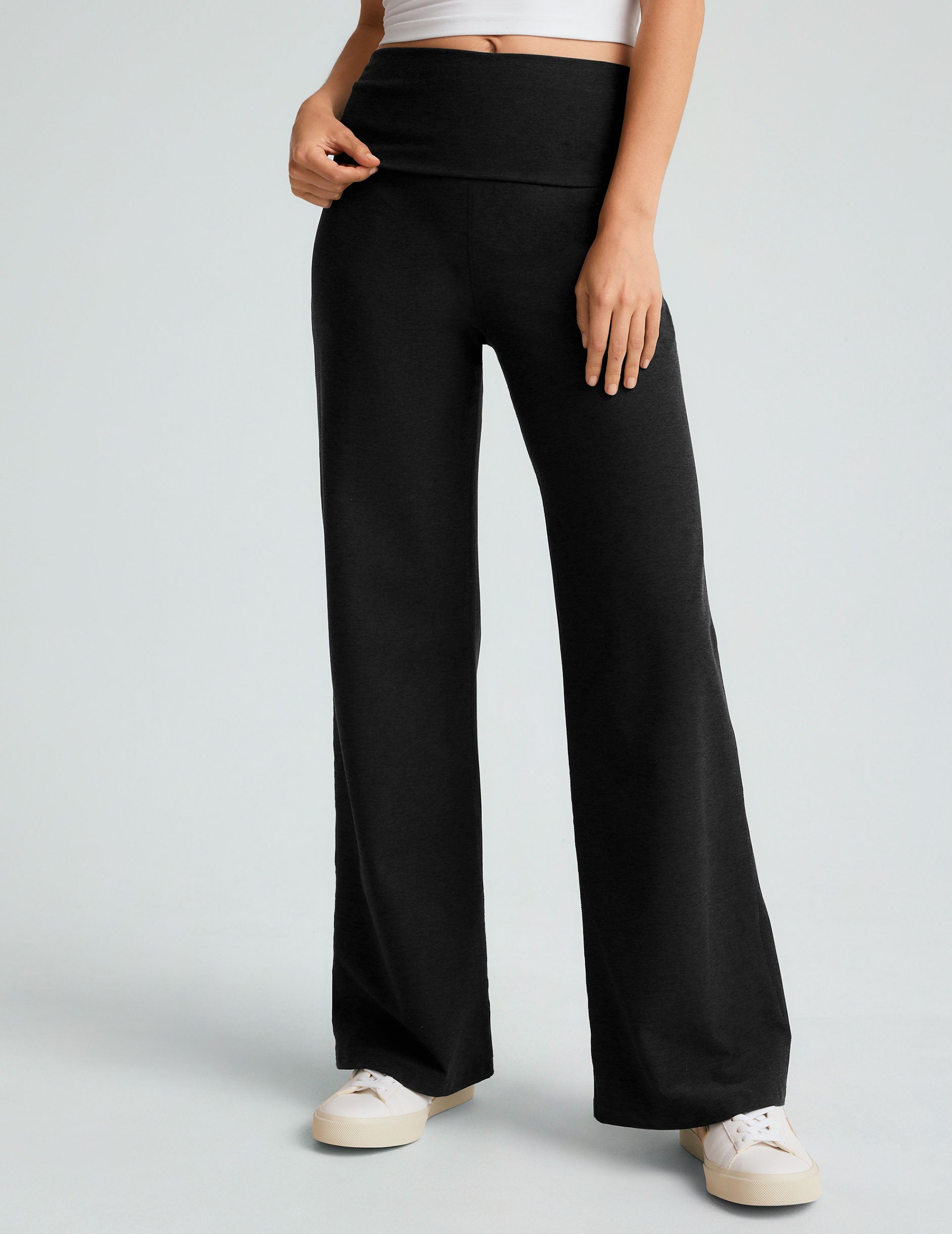Spacedye Foldover Wide Leg Pant - Image 4