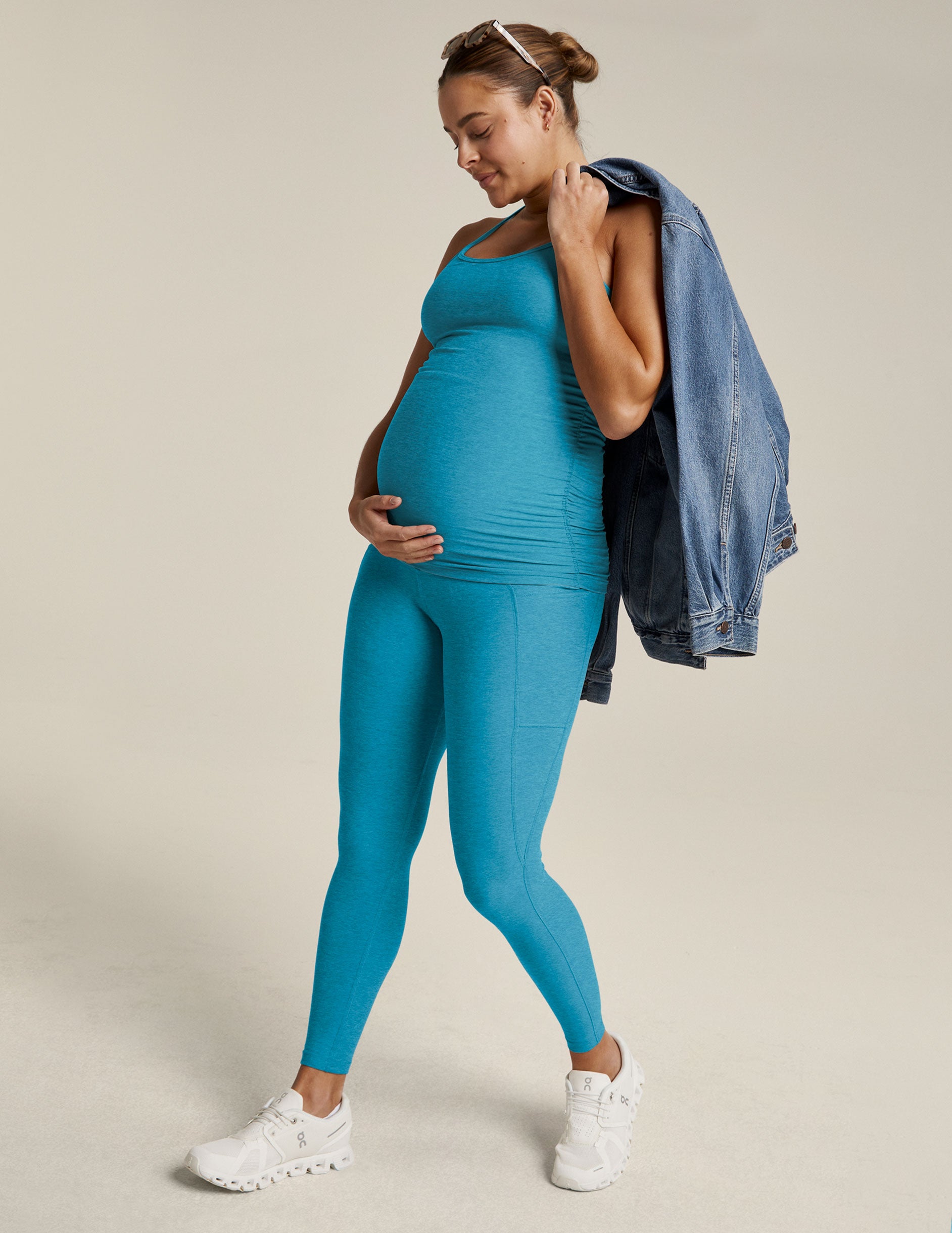 Spacedye Love the Bump Maternity Pocket Midi Legging - Image 5