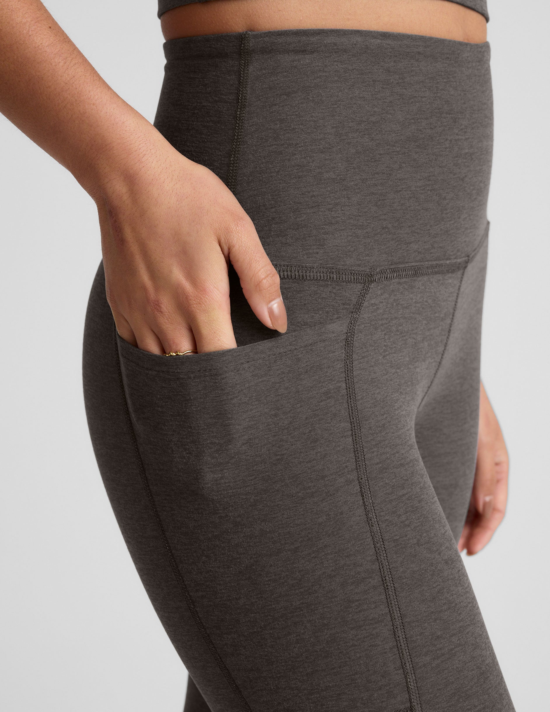 Spacedye Out Of Pocket High Waisted Midi Legging - Image 3