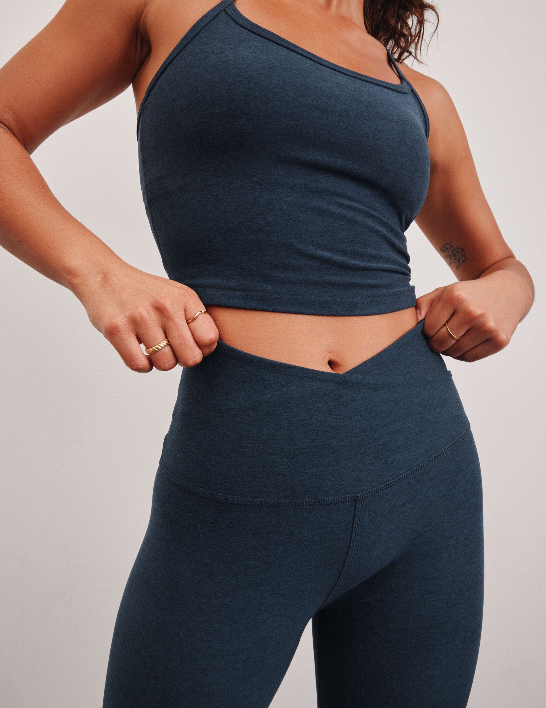 Spacedye At Your Leisure High Waisted Midi Legging