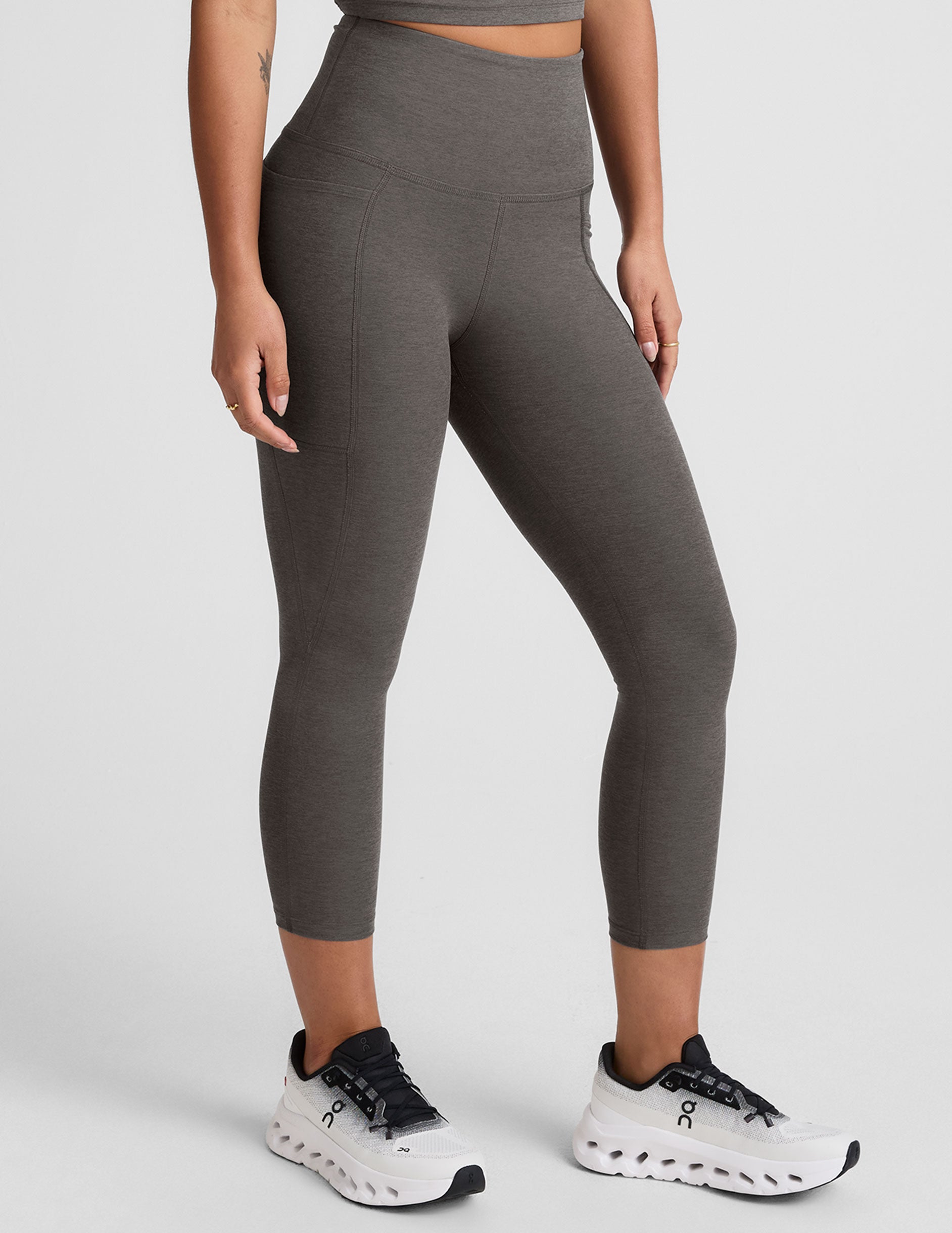 Spacedye Out Of Pocket High Waisted Capri Legging - Image 4