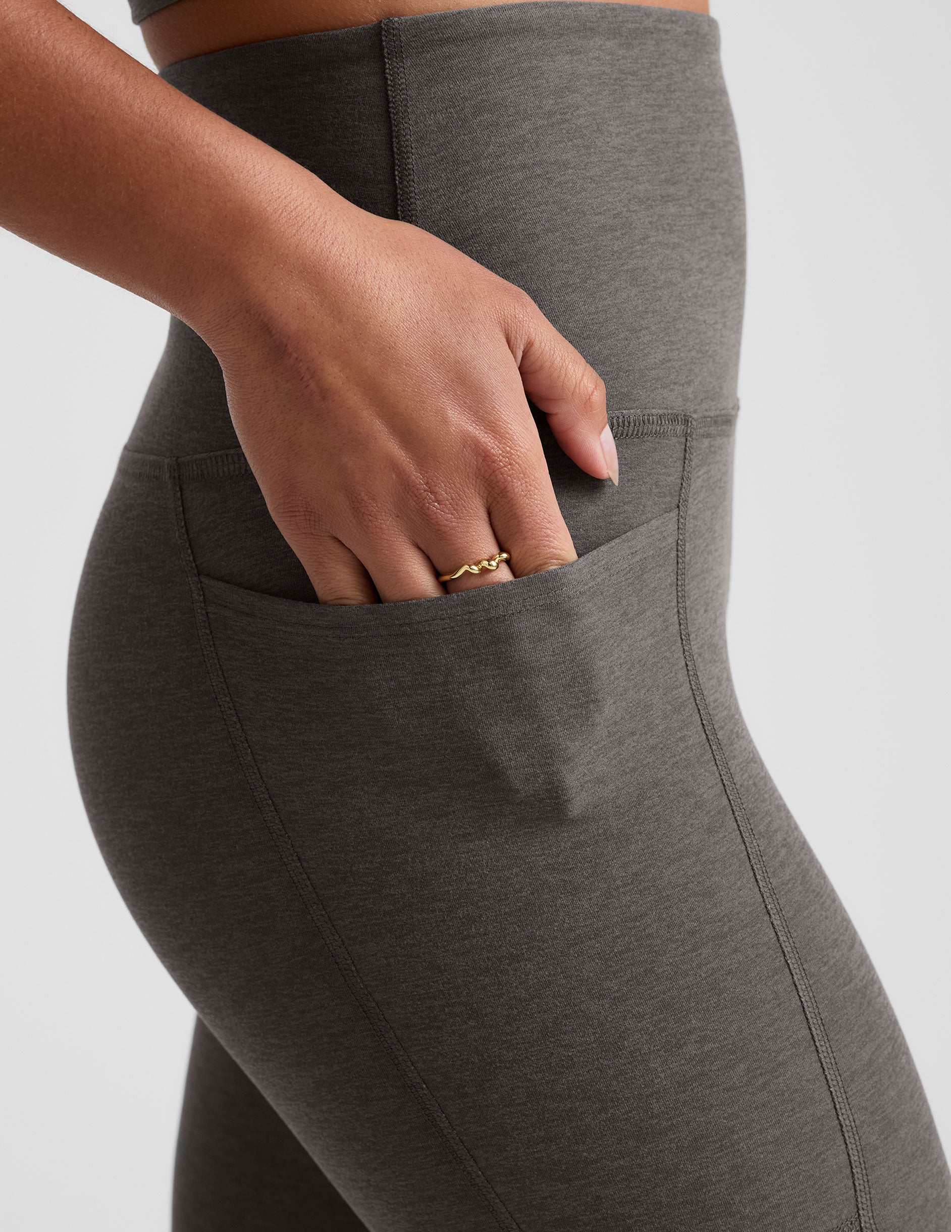 Spacedye Out Of Pocket High Waisted Capri Legging - Image 2