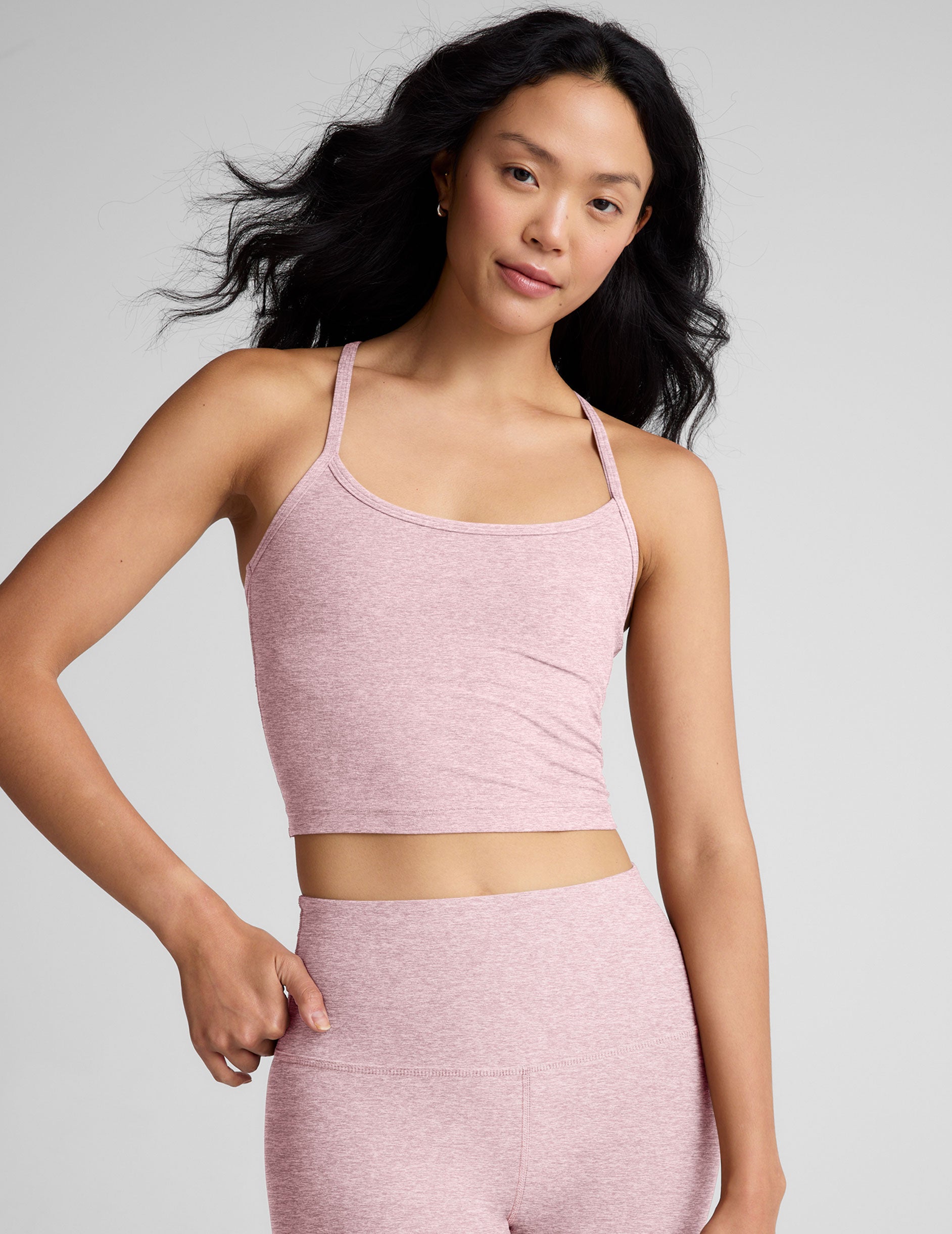 Spacedye Slim Racerback Cropped Tank - Image 2