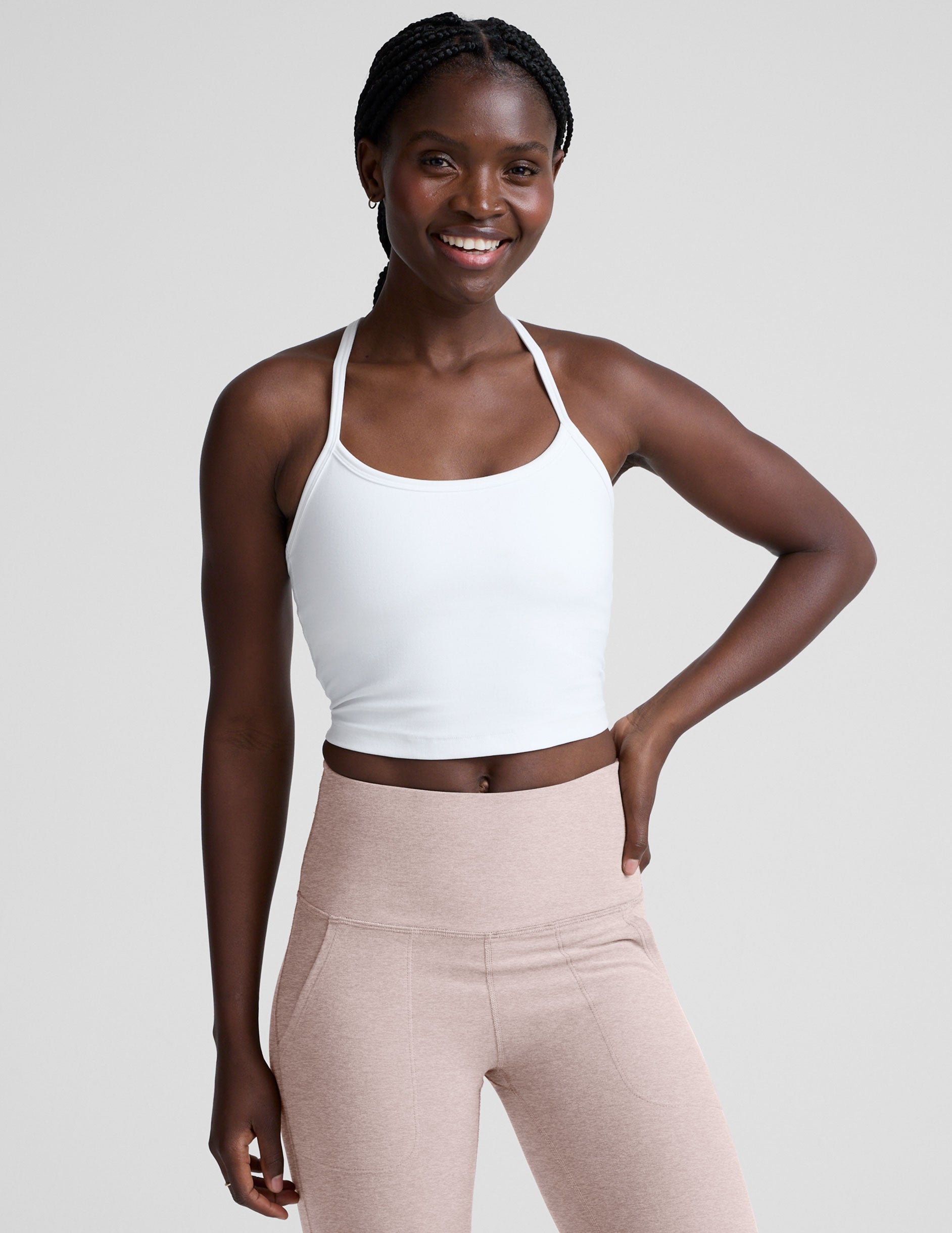 Spacedye Slim Racerback Cropped Tank
