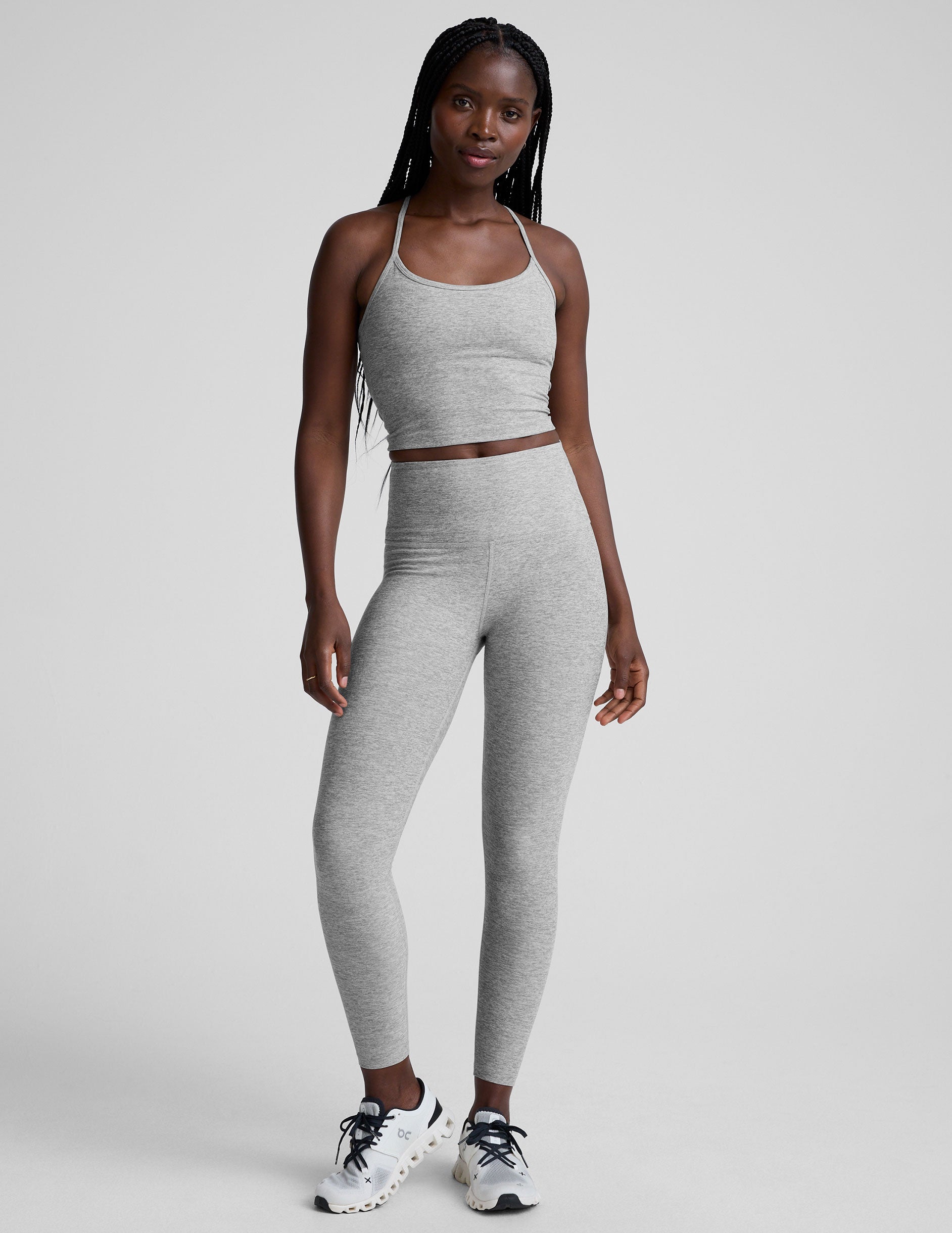 Spacedye Slim Racerback Cropped Tank - Image 4
