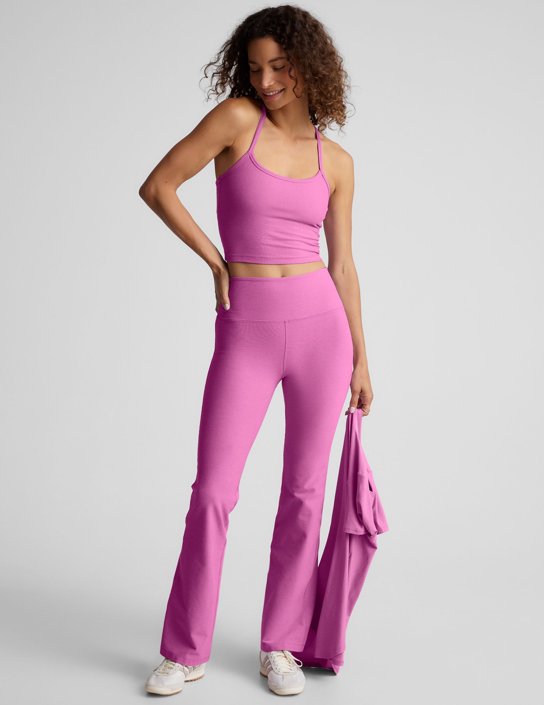 Spacedye Slim Racerback Cropped Tank - Image 4