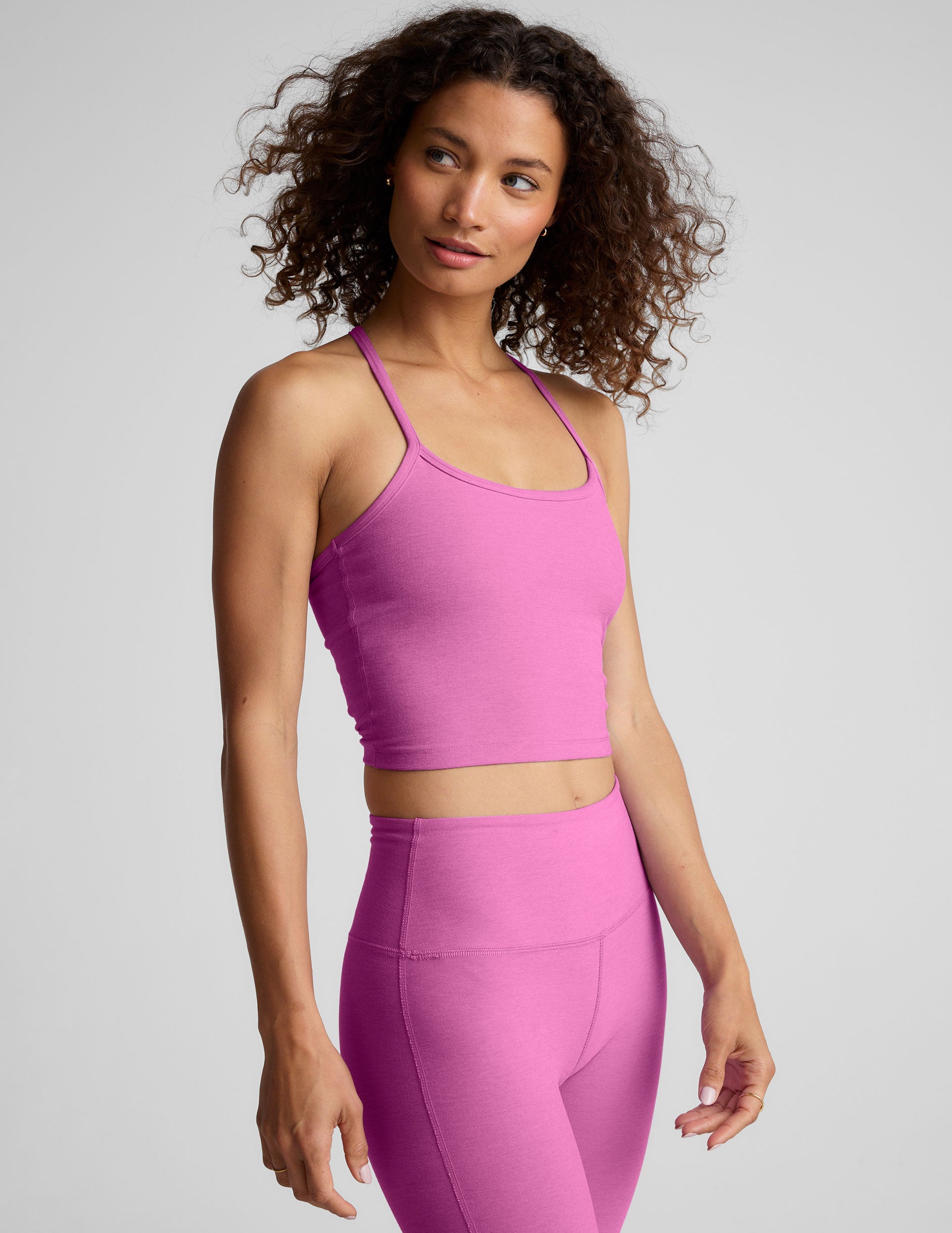 Spacedye Slim Racerback Cropped Tank - Image 2