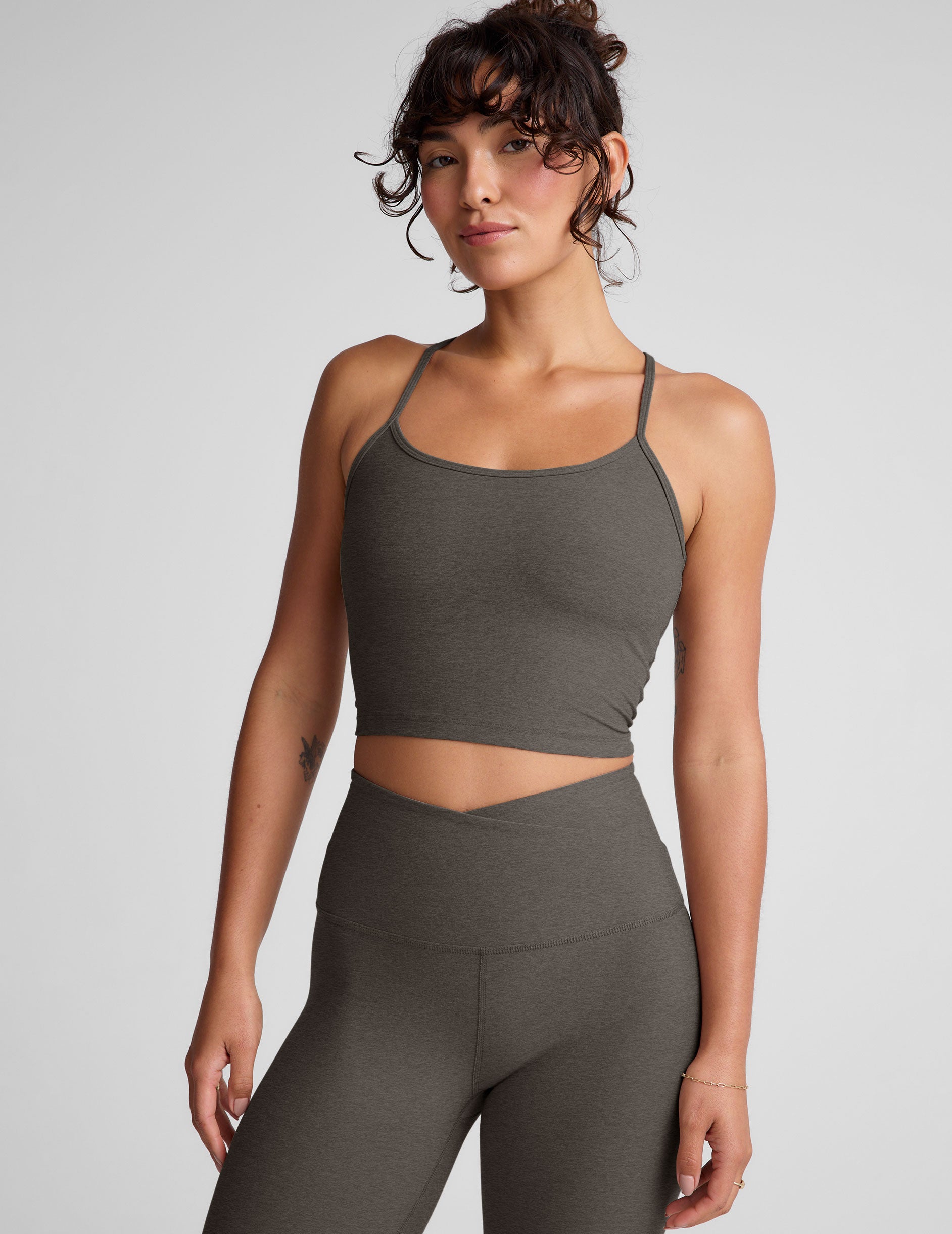 Spacedye Slim Racerback Cropped Tank - Image 2