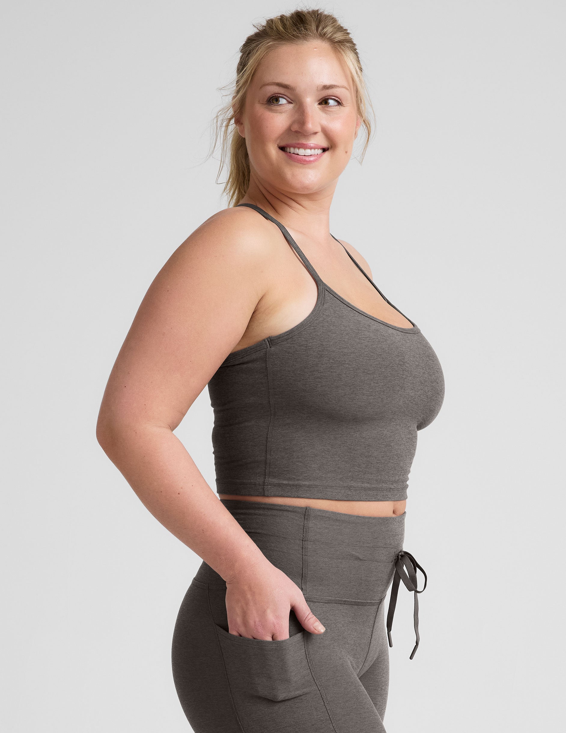 Spacedye Slim Racerback Cropped Tank - Image 7